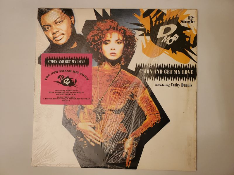 D Mob introducing Cathy Dennis C'mon and Get My Love vinyl record